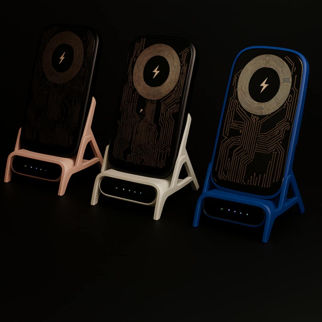 Chair Wireless Phone Charger Cell Phone Charging Station 3 In 1