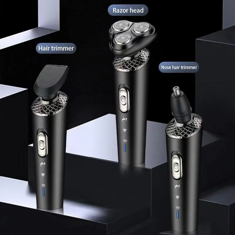 Electric Shaver 3 in 1 Multifunctional Portable Waterproof Men Smart