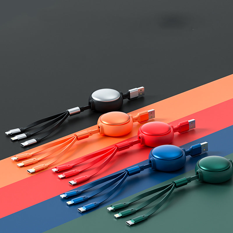 3 In 1 USB Cable Micro USB Type C Cable 3 In 1 Charging Cable