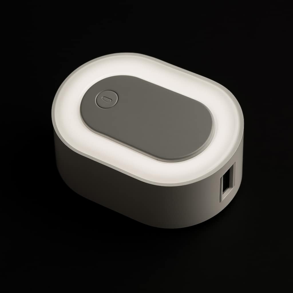 Creative Two Port Smart Phone Charger Night Light