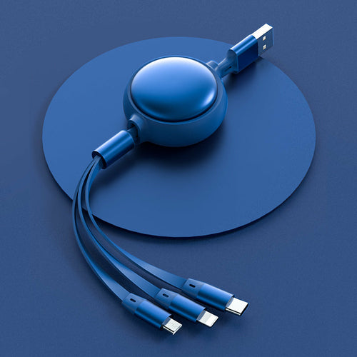 3 In 1 USB Cable Micro USB Type C Cable 3 In 1 Charging Cable