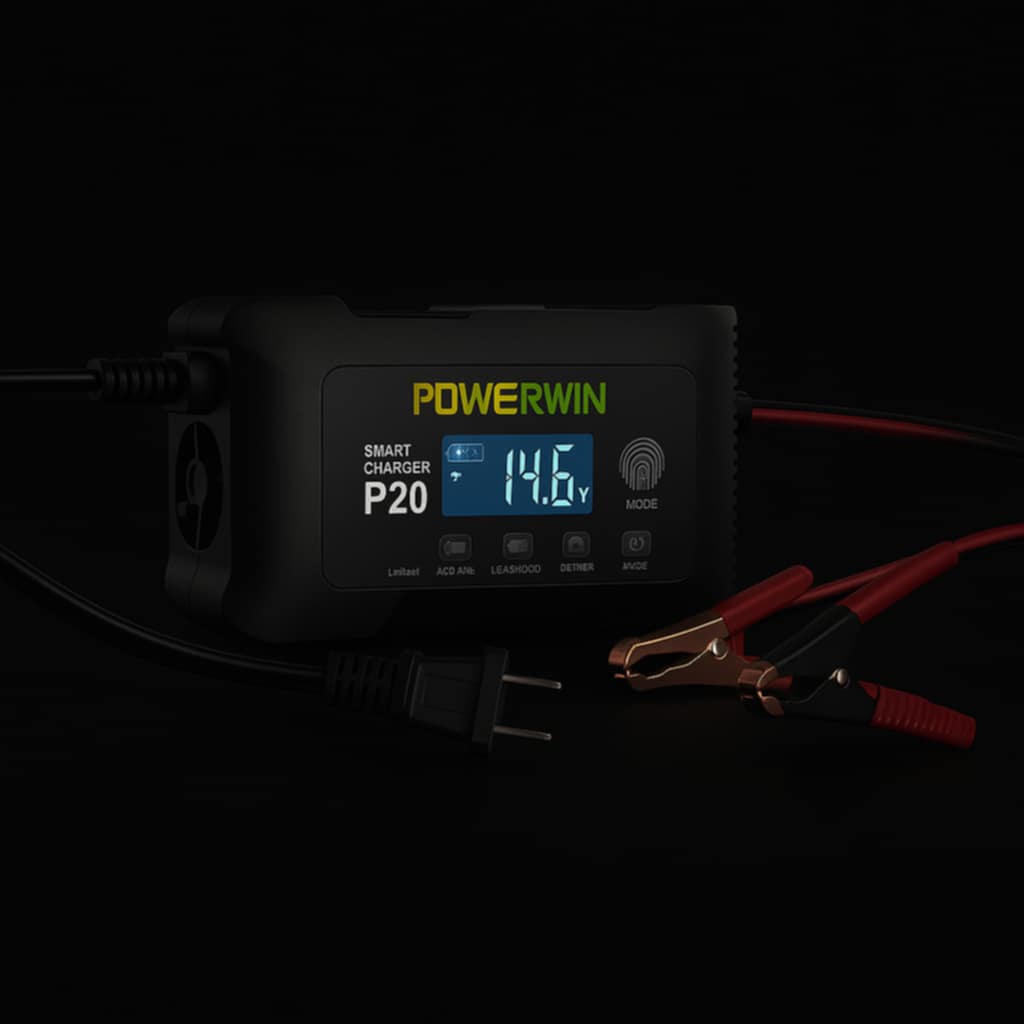 POWERWIN Smart Battery Charger 12V/24V for LiFePO4