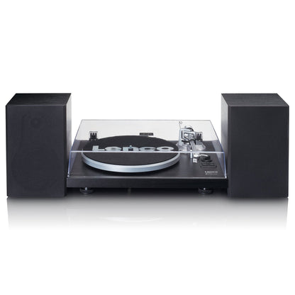 Lenco LS-500 Turntable with Speakers (Black)