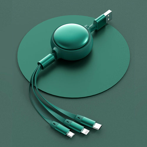 3 In 1 USB Cable Micro USB Type C Cable 3 In 1 Charging Cable