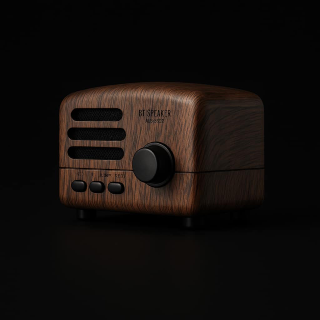 Retro Wireless Mini Speakers Stereo Bluetooth Speakers