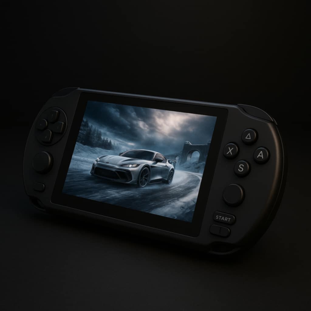 Video Games Console 5.0 Inch Screen Retro Handheld Game Player Support