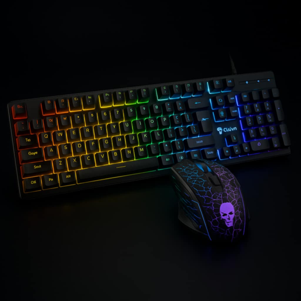 Luminous Keyboard And Mouse Set