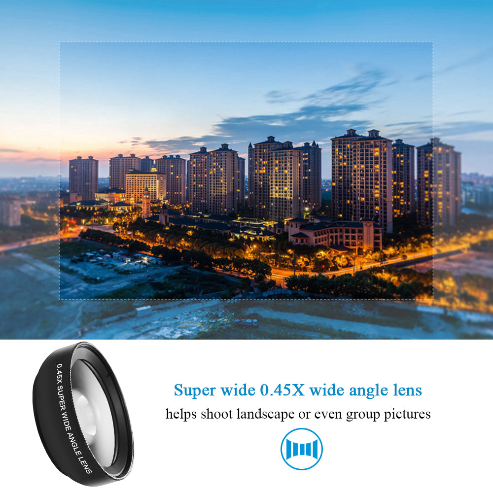 Clip-on Phone Camera Lens Professional HD Kit
