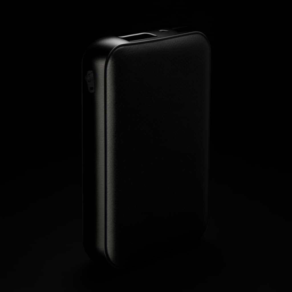 JNN Q75 Magnetic Power Bank Smart Voice Recorder, Memory:64GB(Black)