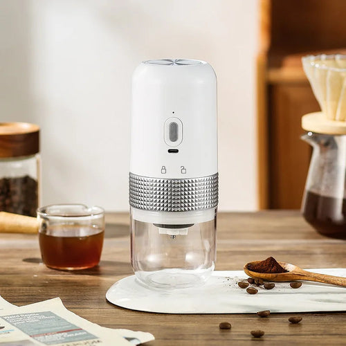 Electric Coffee Grinder Type C USB Charge Professional Ceramic