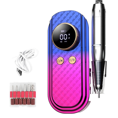 Electric Nail Drill Machine Set Low Noise Nail Drill 35000rpm Nail