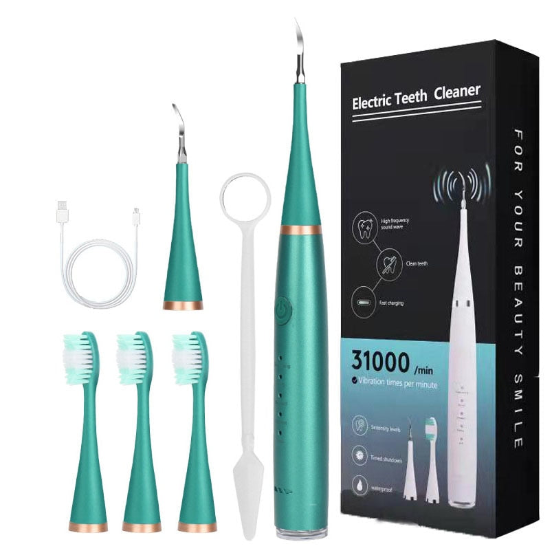 Smart Sonic Dental Scaler Electric Toothbrushes USB Rechargable Adults