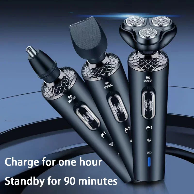 Electric Shaver 3 in 1 Multifunctional Portable Waterproof Men Smart