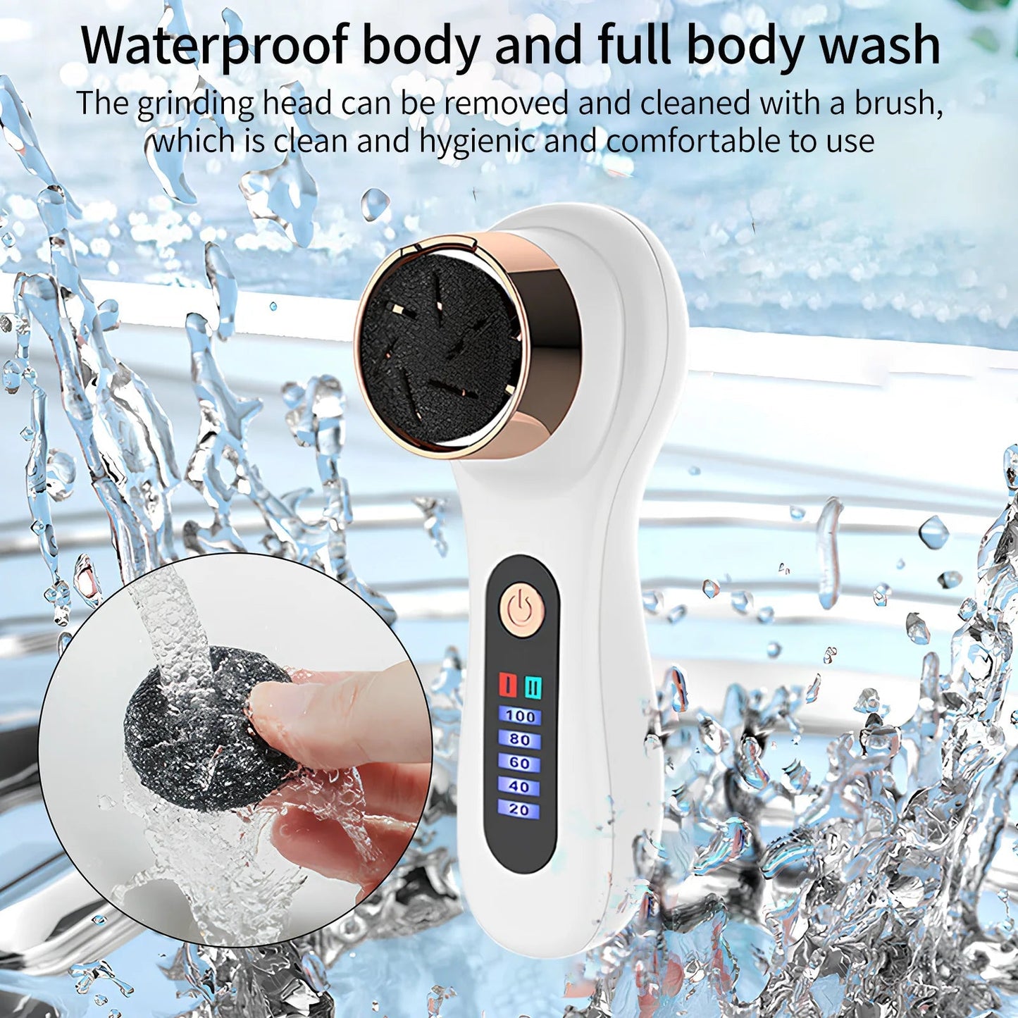 Electric Foot Polisher Callus Remover Foot File Electric Foot Grinder