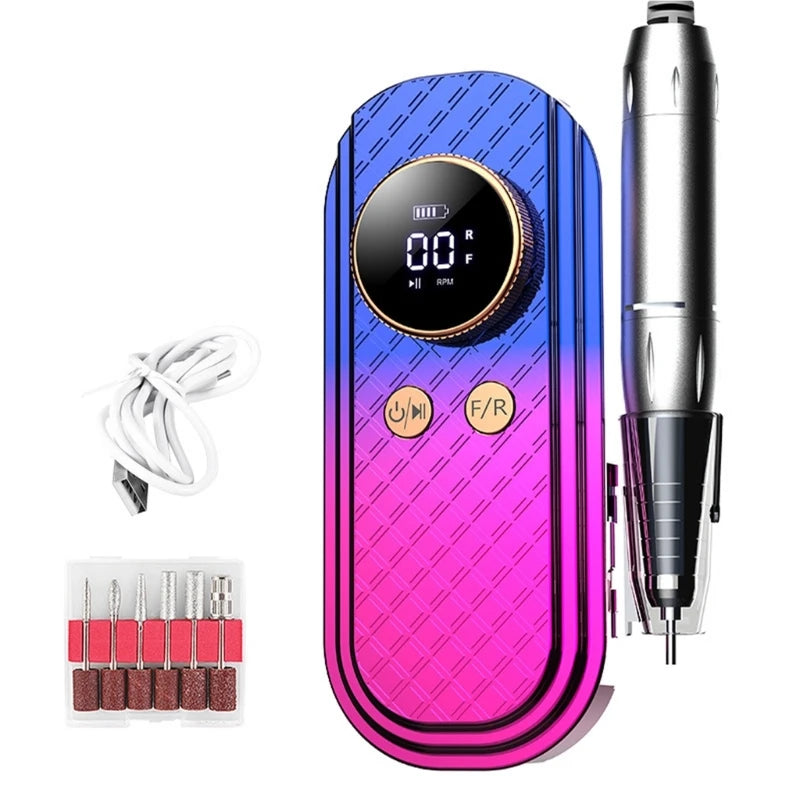 Electric Nail Drill Machine Set Low Noise Nail Drill 35000rpm Nail