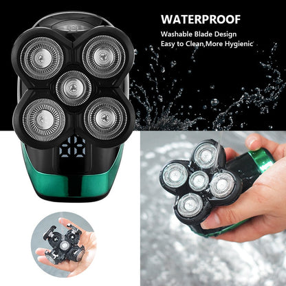 5 IN 1 Electric Razor Electric Shaver Rechargeable Shaving Machine