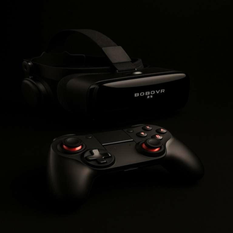 Dragon VR Gaming 3D Stereo Headset with Bluetooth Gaming Controller
