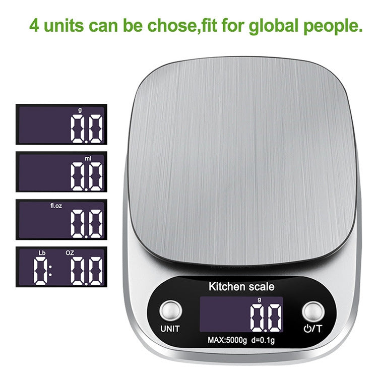 Small Multifunctional Kitchen High Precision Electronic Scale LCD