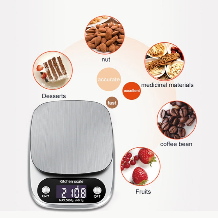 Small Multifunctional Kitchen High Precision Electronic Scale LCD