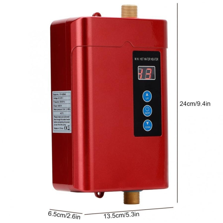 EU Plug 4000W Electric Water Heater With Remote Control Adjustable
