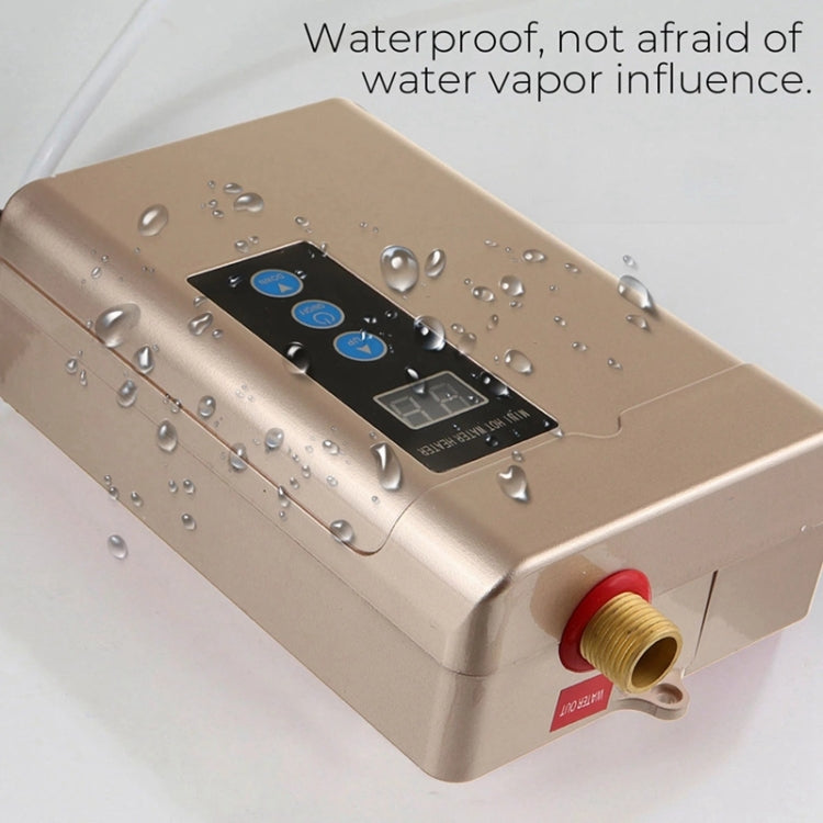 EU Plug 4000W Electric Water Heater With Remote Control Adjustable