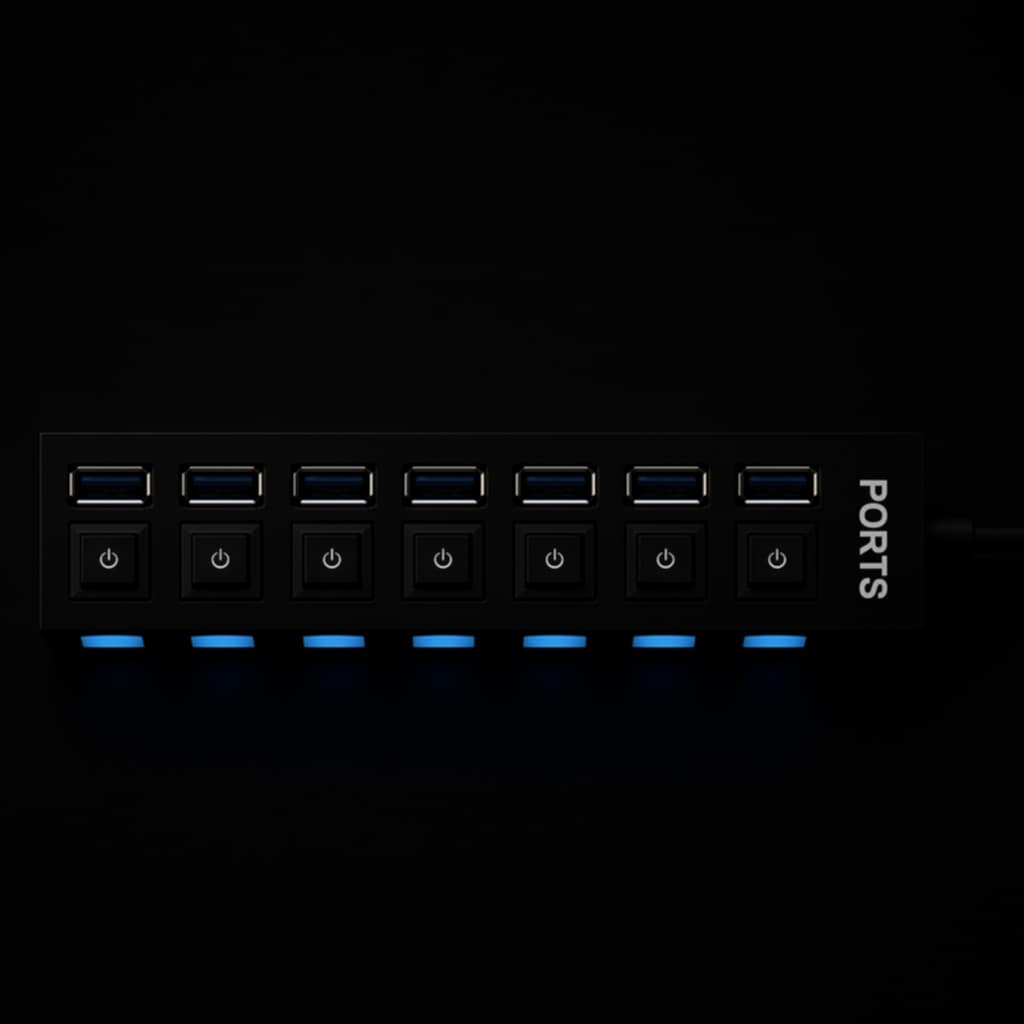 USB 3.0 Hub USB Hub 3.0 Multi USB Splitter 4/7 Port Multiple Expander