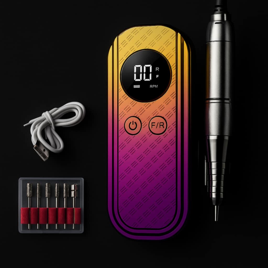 Electric Nail Drill Machine Set Low Noise Nail Drill 35000rpm Nail