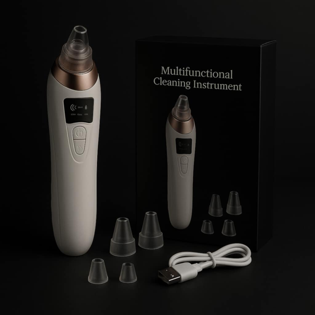 Electric Facial Blackhead Remover Vacuum Acne Spots Pore Black Dot