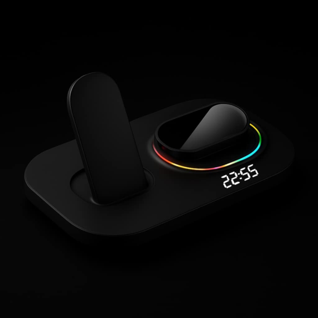 4 in 1 LED Wireless Charging Station