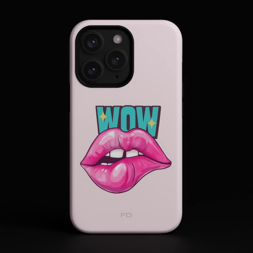 Sexy Lips Tough Case for iPhone with Wireless Charging