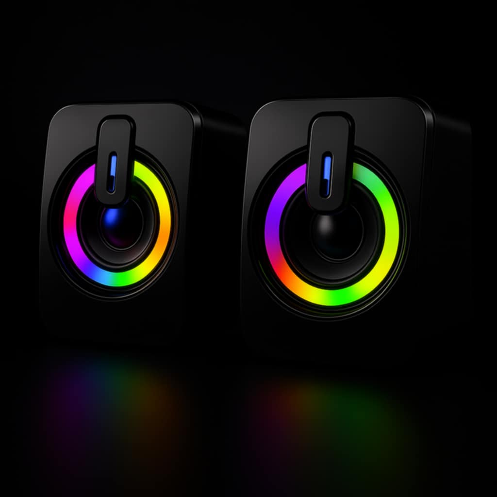 Mini RGB Computer Speaker
