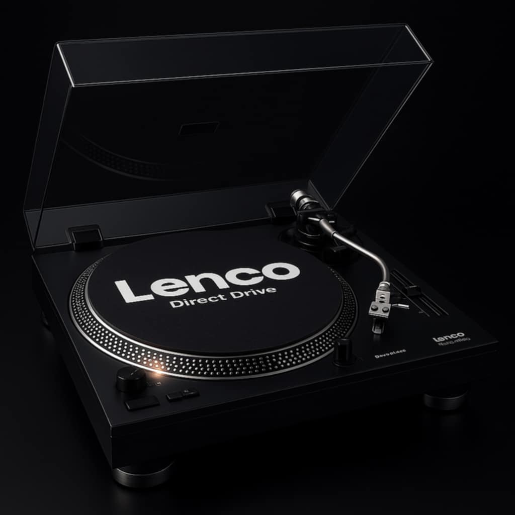 Lenco L-3809 Turntable (Black)