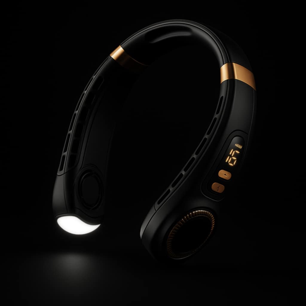 Innovative LED equipped Wearable Fan