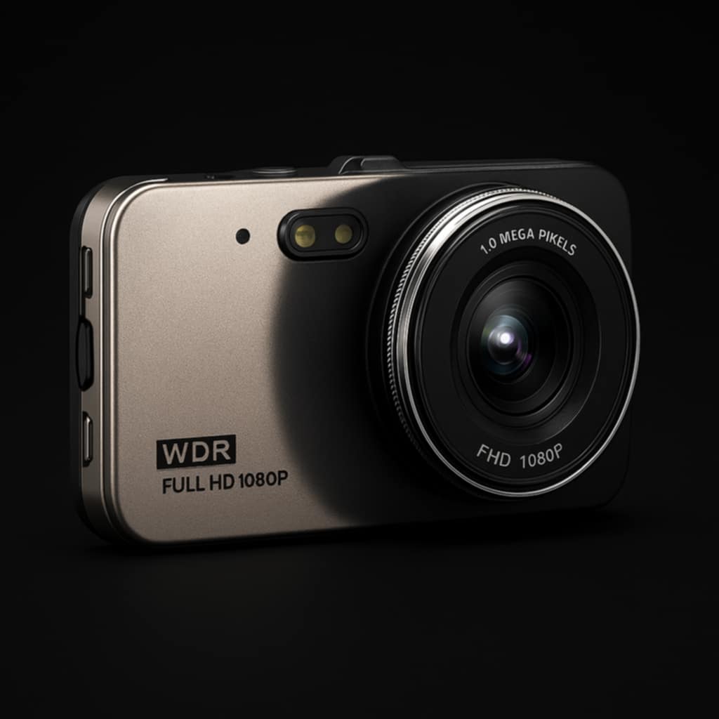 4" Dual Lens 1080P FHD 1.0MP Dash Camera Car DVR
