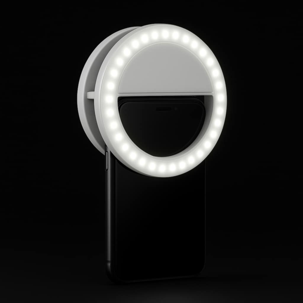Portable Selfie Ring Clip On for Mobile Phone