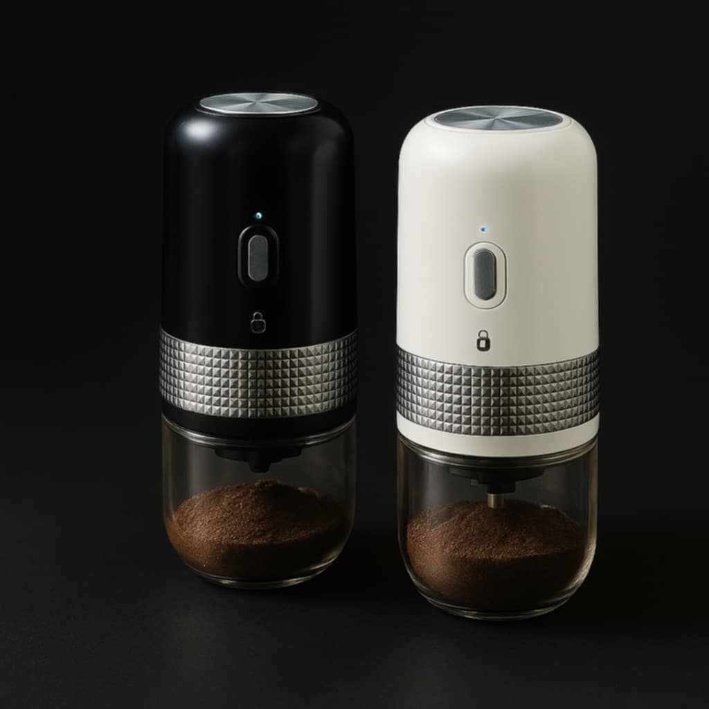 Electric Coffee Grinder Type C USB Charge Professional Ceramic