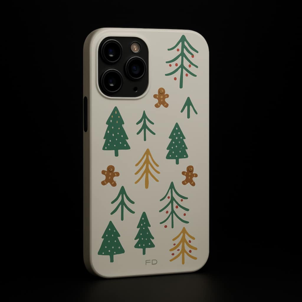 Christmas Tree's Tough Case for iPhone with Wireless Charging
