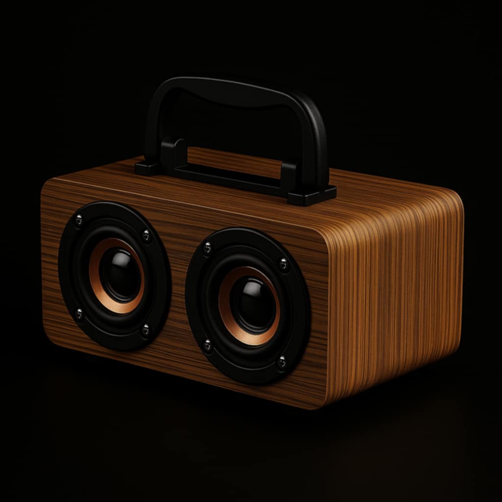 Wooden Wireless Bluetooth Speaker Portable Outdoor