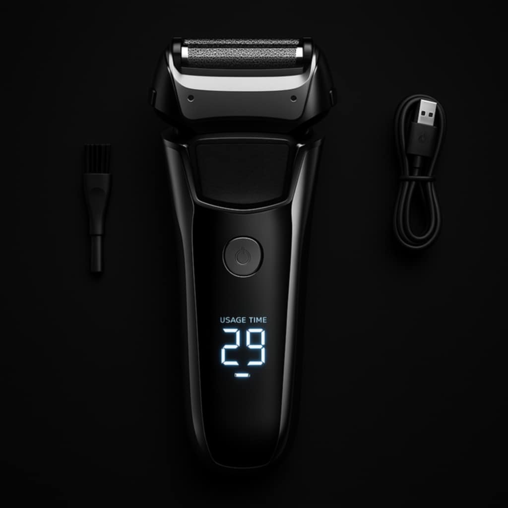 Washable Wet & Dry Electric Shaver For Men Beard